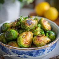 Easy Smashed Roasted Brussels Sprouts Recipe for 4 Servings