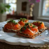 NYE Appetizer with Smoked Salmon