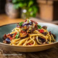Spicy Eggplant Pasta Recipe in 30 Minutes