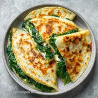 Spinach Feta Quesadillas in 25 Minutes