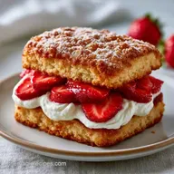 Strawberry Whipped Cream Shortcake for 8