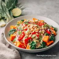 Sweet Potato Buddha Bowl with Peanut Sauce | 30 Mins