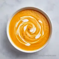 Roasted Sweet Potato Carrot Soup