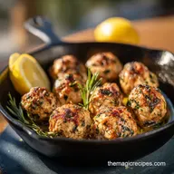 Chicken Meatballs: The Best Tender, Moist Lemon-Herb Recipe