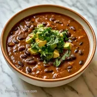 Vegan Black Bean Soup in 35 Minutes