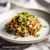 Wild Rice Pilaf with Mushrooms and Pecans in 65 Minutes