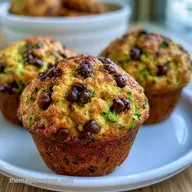 Zucchini Chocolate Chip Muffins: 30 Min