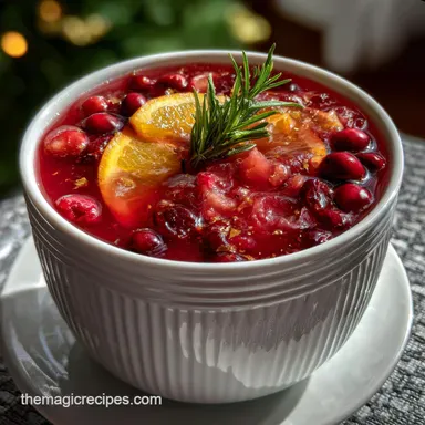 Cranberry Orange Christmas Punch: Your 10 Minute Miracle Drink Recipe Card