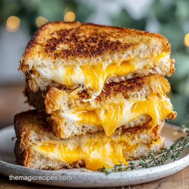 3 Ingredient Air Fryer Grilled Cheese: Crispy with Sharp Cheddar