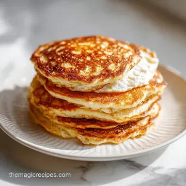 3 Ingredient Keto Pancakes in 15 Minutes for 2 Servings Recipe Card