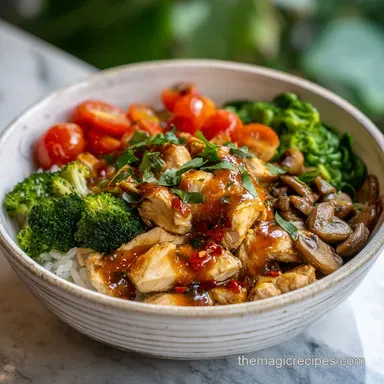 Lazy Girl Chicken Bowl in 25 Minutes
