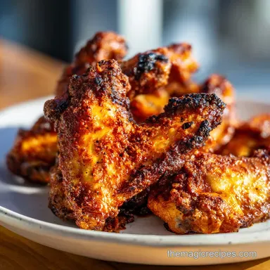 Air Fryer Buffalo Wings in 30 Minutes Recipe Card