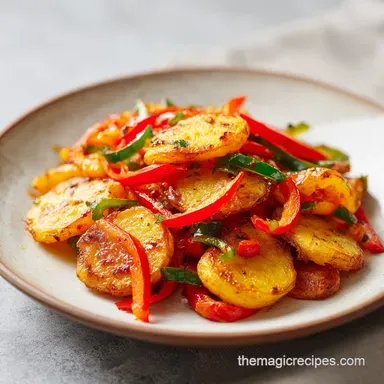 Patatas a lo Pobre Air Fryer Recipe Card