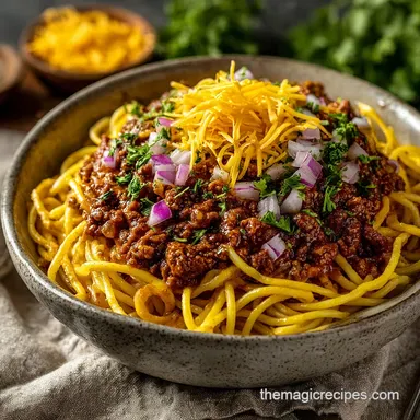 Cincinnati Chili: Authentic Skyline 5-Way Recipe at Home Recipe Card
