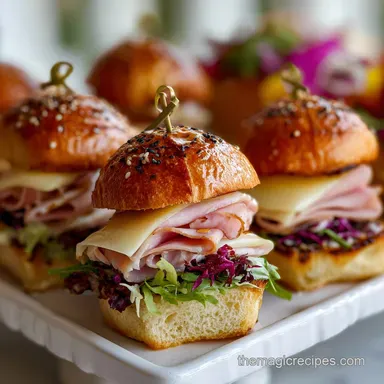 Mini Sandwiches for Budget Baby Showers Recipe Card