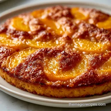 Baked Canned Peach Cobbler in 55 Minutes