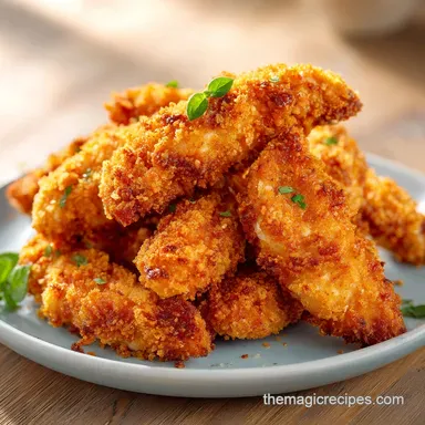 Homemade Baked Chicken Tenders for 4 Servings