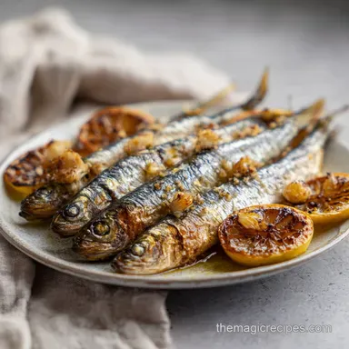 Baked Sardines in 22 Minutes Recipe Card