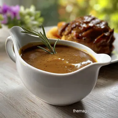 Giblet Gravy: Make The Best Savory Turkey Gravy Recipe Card