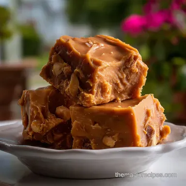 Peanut Butter Fudge: Velvety, Non-Gritty Recipe Recipe Card