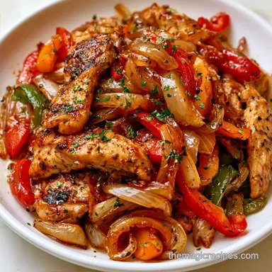 Chicken Fajitas for 4 Servings