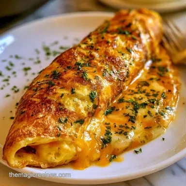 Blackstone Omelette in 25 Minutes Recipe Card
