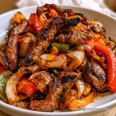Steak Fajitas for 6 Servings