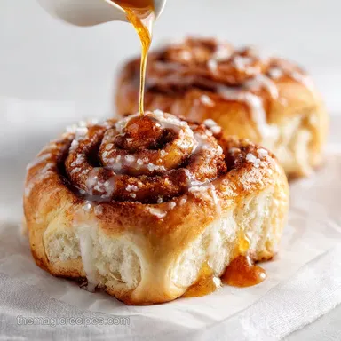 cinnamon roll Recipe: Fluffy Rolls with Tangy Glaze Recipe Card