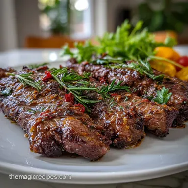 Skirt Steak Marinade: Buttery, 10-Minute Prep Recipe Card
