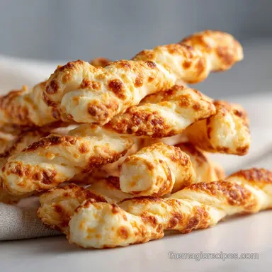 Easy Cheese Straw Cookies Cheese Happies: Crispy Baked Recipe Card