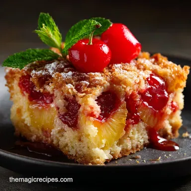 Dump Cake Recipes: The Easiest Cherry Pineapple Bake (10 Min Prep)