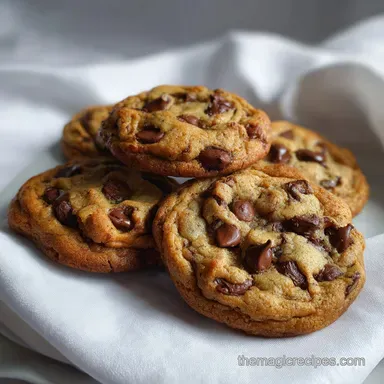 Cookie Recipes: Best Chewy Brown Butter Chocolate Chip Recipe Card
