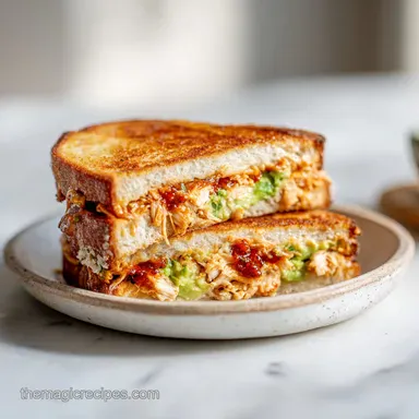 Chicken Avocado Melt Sandwich in 30 Minutes Recipe Card