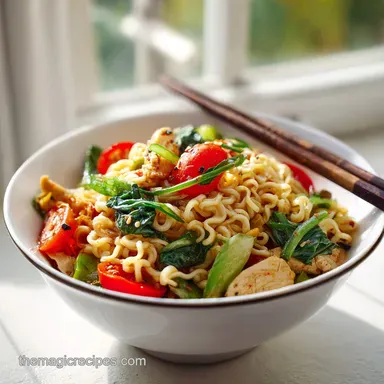 Chicken Ramen Stir Fry for 4 Servings