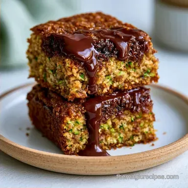 Chocolate Chip Zucchini Bars: Buttery
