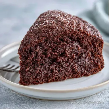 Chocolate Zucchini Cake with Cocoa Powder Recipe Card