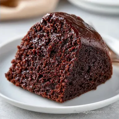 Chocolate Zucchini Cake with Cocoa Powder