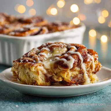Christmas Morning Breakfast Idea with Cinnamon Rolls Baked
