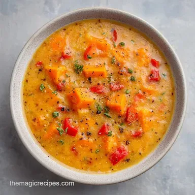 Chunky Roasted Vegetable Soup: Silky