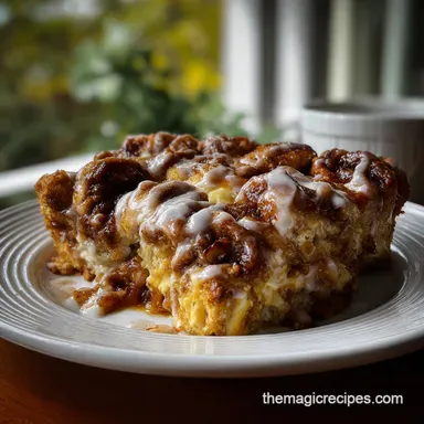 Cinnamon Roll Casserole: Velvety Crumb Brunch Hero Recipe Card