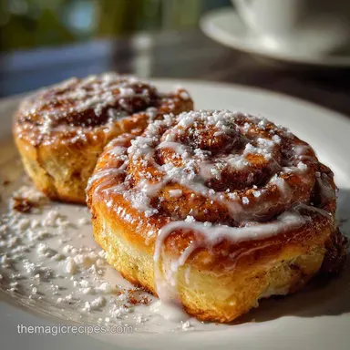 Cinnamon Rolls Homemade Recipe: Fluffy & Velvety Recipe Card