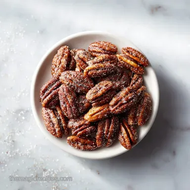 Cinnamon Sugar Pecans: Oven Roasted and Caramelized in 55 Minutes Recipe Card