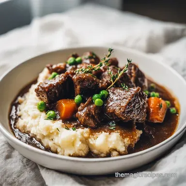 Dutch Oven Beef Stew: Tender Beef in Rich Wine Gravy (3 Hours)