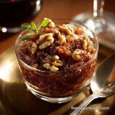 Charoset: The Classic Seder RecipeApple, Walnut Wine Relish Recipe Card