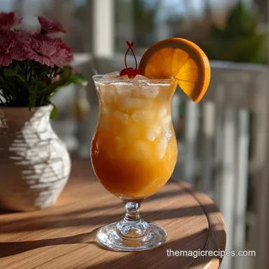 Hurricane Cocktail: The Best Pat OBriens Recipe Recipe Card