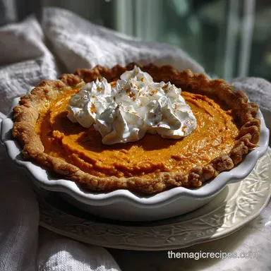 Classic Sweet Potato Pie Baked in 55 Minutes