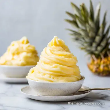 Disney Pineapple Dole Whip Recipe: Creamy Tropical Soft Serve
