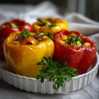 Costco Stuffed Bell Peppers Recipe Copycat How To: Tender Peppers Recipe Card