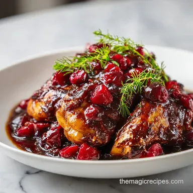 Cranberry Orange Chicken: Crispy Skin in 50 Min Recipe Card