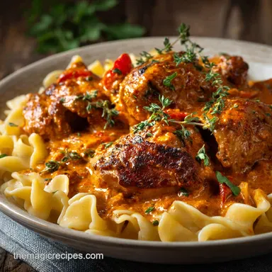 Chicken Paprikash: Authentic Hungarian Recipe for a Creamy Sauce